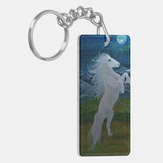 白馬Keychain キーホルダー (正面左)