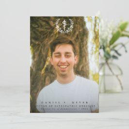 白骨障害医の卒業 案内状