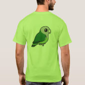 白髪の仲の良い恋人同士 Tシャツ (裏面)