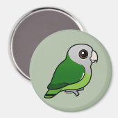 白髪頭のラブバード マグネット (正面/裏面)