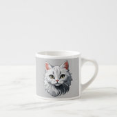 白魅力的猫 エスプレッソカップ (右)