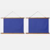 白鮮やかい四角の青い背景 吊り下げ型タペストリー (ダブル)