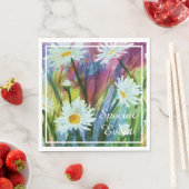 白鮮やかデイジー スタンダードランチョンナプキン (インサイチュ)