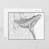 白鯨はがき ポストカード (正面/裏面)