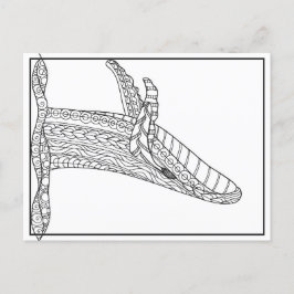 白鯨はがき ポストカード