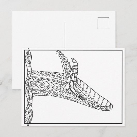 白鯨はがき ポストカード (正面/裏面)