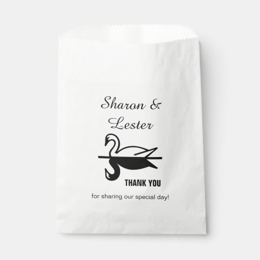 白鳥ありがとう フェイバーバッグ (正面)