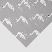 白鳥および波 薄葉紙 (詳細)