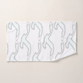 白鳥が飛ぶ ホームデコレーション バスタオルセット (ハンドタオル)