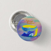 白鳥として白鳥のプリンセスOdetteはボタンがかかります 缶バッジ (正面&裏面)