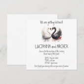 白鳥との招待 招待状 (正面/裏面)