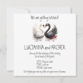 白鳥との招待 招待状