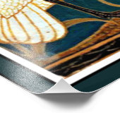 白鳥とイグサとアイリス フォトプリント            (角)