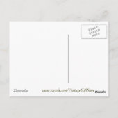 白鳥とイグサの壁紙 ポストカード (裏面)