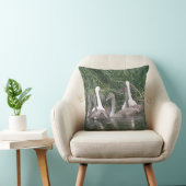 白鳥とシグネッツ枕 クッション (椅子)