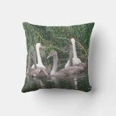 白鳥とシグネッツ枕 クッション (裏面)