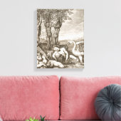 白鳥とフェートンのサイトに変化したシグナス キャンバスプリント (インサイチュ (リビング))