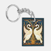 白鳥とラッシュとアイリス キーホルダー (正面左)