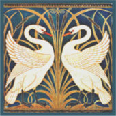 白鳥とラッシュとアイリス シール (正面)