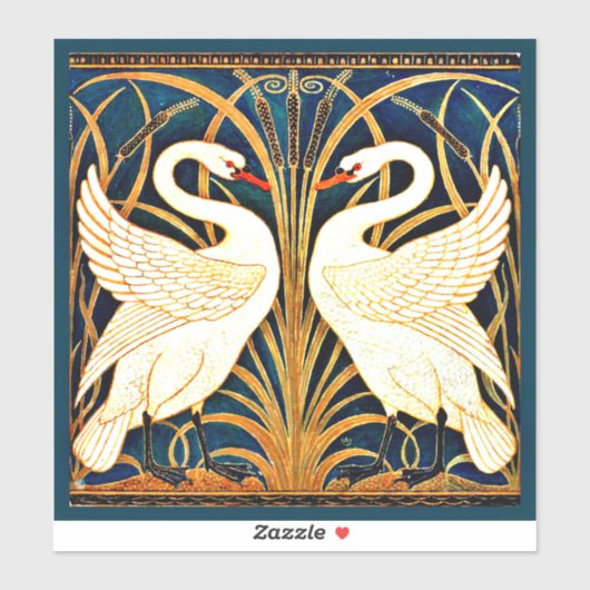 白鳥とラッシュとアイリス シール (シート)