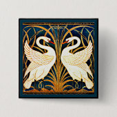 白鳥とラッシュとアイリス 缶バッジ (正面)