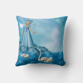 白鳥と天使 クッション (裏面)