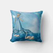 白鳥と天使 クッション (正面)