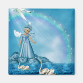 白鳥と天使 マグネット (正面)