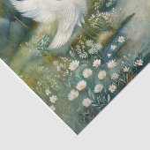 白鳥と湖のあるルネサンス絵画 薄葉紙 (詳細)