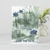 白鳥と湖の風景は日付を保存 セーブザデート (スタンド正面)