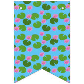 白鳥と睡蓮結婚のカスタム バンティングフラッグ (第3の旗)