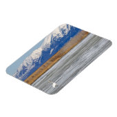 白鳥と雪 マグネット (左側)