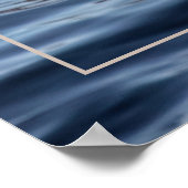 白鳥と青の水 ポスター (角)