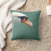 「白鳥に見える」 クッション (ブランケット)