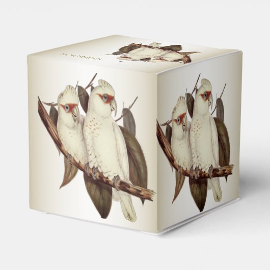 白鳥のお願い箱 フェイバーボックス (裏面サイド)