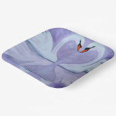 白鳥のように忠実である ペーパープレート (傾斜あり)