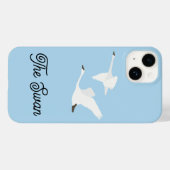 白鳥のカラーブロック Case-Mate iPhoneケース (裏面 (横))