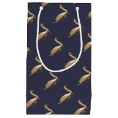 白鳥のギフトバッグ スモールペーパーバッグ (正面)