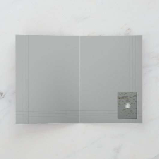 白鳥のギフト カード (内部)