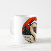 白鳥のクリスマス コーヒーマグカップ (正面左)