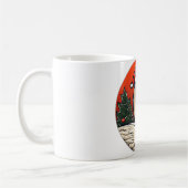 白鳥のクリスマス コーヒーマグカップ (左)