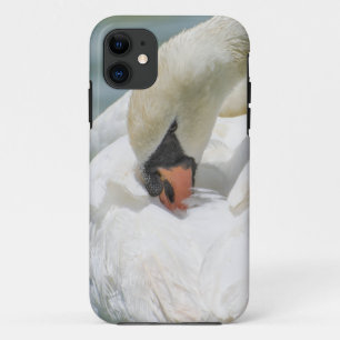 白鳥のクローズアップをミュート iPhone 11 ケース