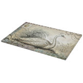 白鳥のグラフィック カッティングボード (角)