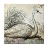 白鳥のグラフィック タイル (正面)