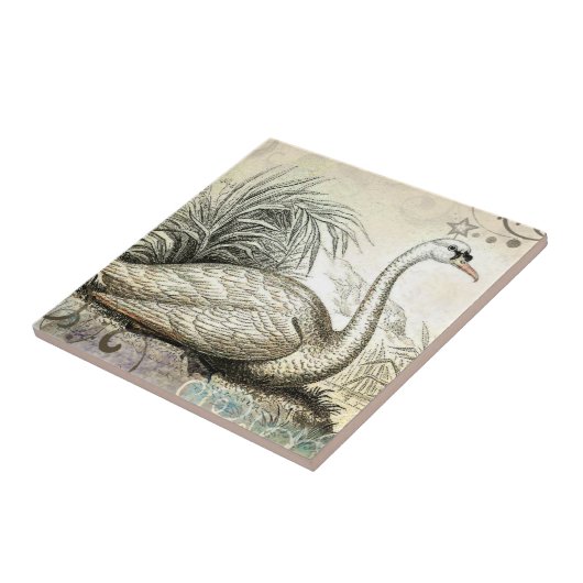 白鳥のグラフィック タイル (側面)