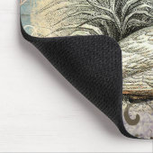 白鳥のグラフィック マウスパッド (コーナー)