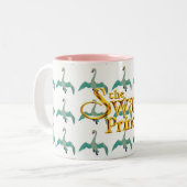 白鳥のプリンセス- Odetteの白鳥のマグ ツートーンマグカップ (正面左)