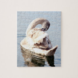 白鳥のプレーニングをミュート ジグソーパズル