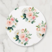 白鳥のベビーシャワーメッセージカード フェイバータグ (裏面)