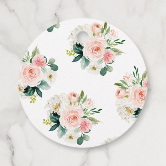 白鳥のベビーシャワーメッセージカード フェイバータグ (裏面)